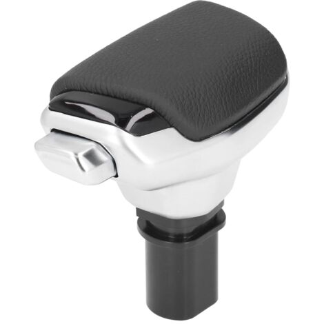 Pommeau De Levier De Vitesse Automatique Compatible Kia Hyundai - ABS Et Cuir, Trou 13mm, Design élégant Noir
