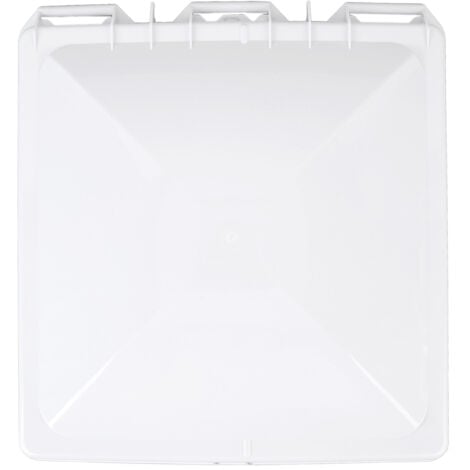 14" X 14" Remplacement Universel Couvercle D'aération D'évent Blanc Pour Camping-car Caravane RV