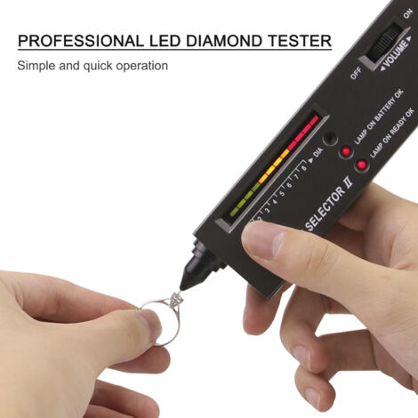 Testeur De Diamant Professionnel + 2 Loupes LED - Stylo électronique Haute Précision - Pour Bijoux, Pierres - 13