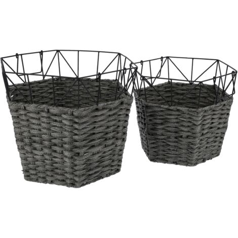 Lot De 2 Paniers à Linge Pliable 75L - 36x36x58 Cm, Poignées Renforcées, Respirant, Idéal Chambre Salle De Bain Dortoir Voyage