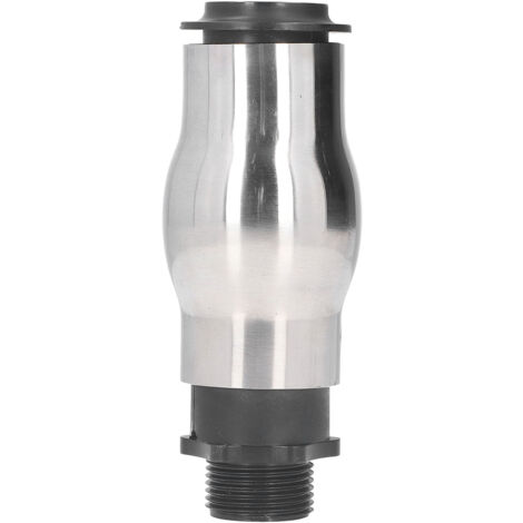 Buse de fontaine en acier inoxydable 304, tête de pulvérisation d'eau G1, filetage mâle, buse de fontaine à jet de mousse pour aménagement paysager de bassin de jardin (1/5)