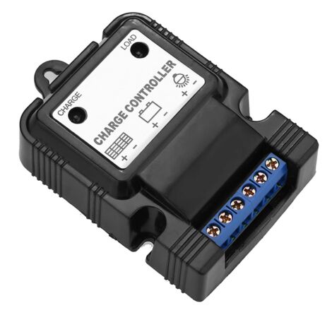 Contrôleur de charge intelligent pour panneau solaire Zoternen PWM 6 V/12 V 3 A, régulateur solaire en plastique, régulateur d'énergie portable avec affichage LED, nouvel instrument de protection. (1/5)