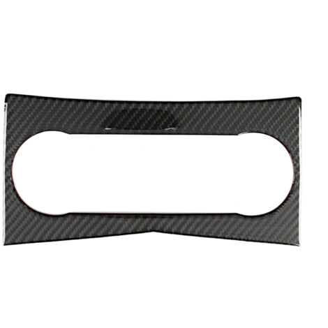 Garniture de panneau de climatisation en fibre de carbone pour voiture Zoternen, compatible avec Mercedes Benz W204 Classe C 2007-2012 (1/5)