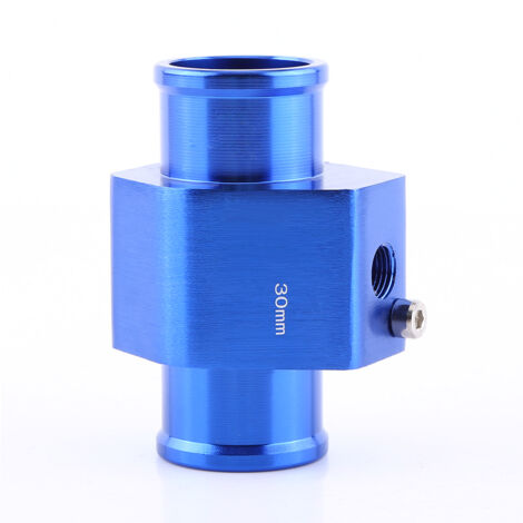 Adaptateur de capteur de température de tuyau de joint de température d'eau universel Zoternen pour voiture, métal bleu 30 mm (1/2)