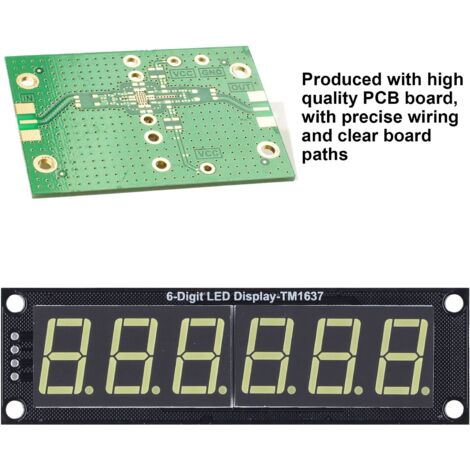 Module Affichage LED 4 Chiffres Rouge - Écran Digital 7 Segments Avec Luminosité Réglable Pour Arduino Et DIY