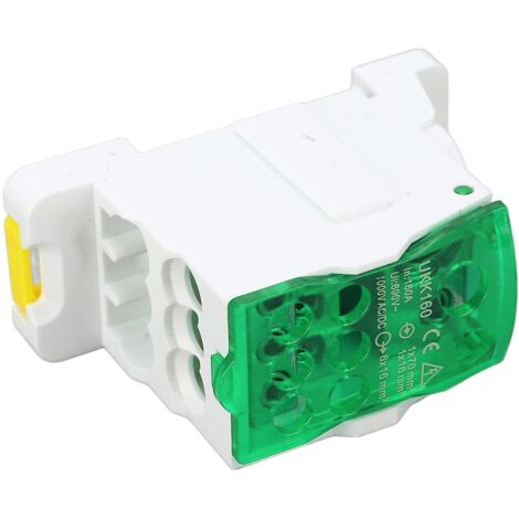 Répartiteur D'Eau LILIE 5 Sorties Jaune – Bloc Distribution Robuste Pour Installation Eau Potable Camping-Car