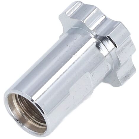 Raccords de coupelle de pulvérisation M16 1,5 mm, raccord unidirectionnel en acier inoxydable, adaptateur pour aérographe pour pot d'irrigation, raccord unidirectionnel (filetage interne) (1/5)