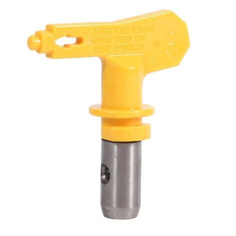 Buse airless Haofy, buse de pistolet pulvérisateur airless, buse de pistolet pulvérisateur airless réversible pour peintures au latex, peintures antirouille et peintures à dispersion, jaune, 215 (1/5)