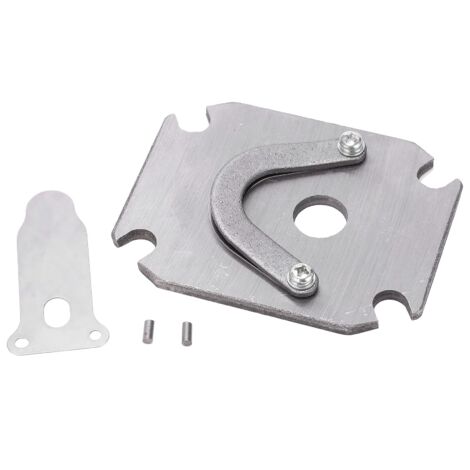Kit de plaque de soupape pour compresseur d'air, plaque de soupape en forme de languette, plaque en forme de V, accessoires pour compresseur d'air en métal 3/8 po 48 x 72 mm 1P 2,5P 3P 4P