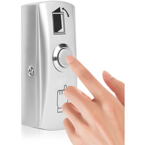 Bouton de déverrouillage de porte avec interrupteur tactile, système de contrôle d'accès adapté aux usines et aux bureaux (1/5)