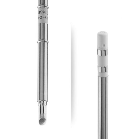 Pointes de fer à souder Zoternen série T12, outil de remplacement pour station de reprise FX-951, adaptées au soudage à basse température (200 °C à 480 °C) (T12-C4) (1/2)