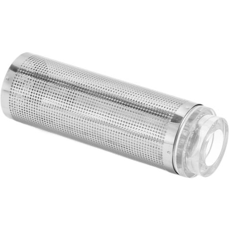 Protection de filtre d'aquarium, couvercle de filtre en maille d'acier inoxydable, prévention de l'inhalation de crevettes, panier d'entrée en métal, tube de préfiltre en maille, accessoires de filtre (1/5)