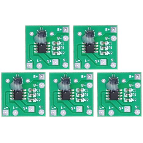 Lot de 5 cartes de contrôle de charge solaire pour batterie au lithium 1,2 V