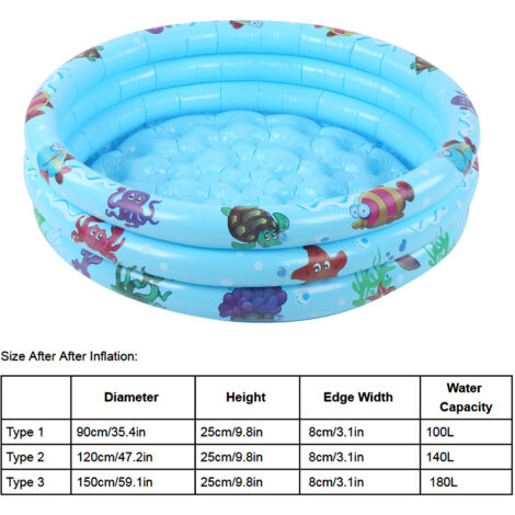 Pataugeoires pour enfants Tapis d'arrosage gonflable Piscine pour tout-petits 3 ans et + et pataugeoire pour jeux de fontaine , jardin d'été Gar | FR