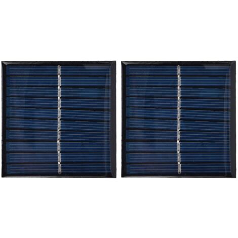 Lot De 3 Panneaux Solaires 6V 1W - Câble 30 Cm - Pour Projets DIY, Lampes Solaires, Expériences Scientifiques