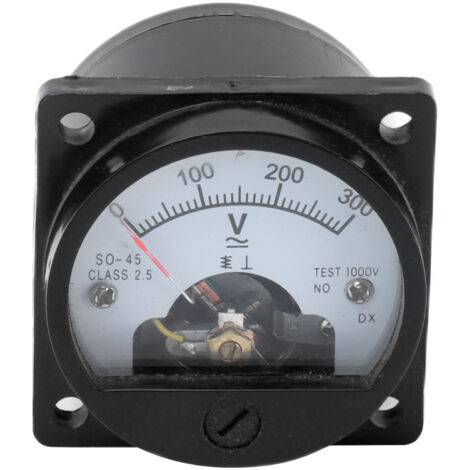 Voltmètre analogique à panneau carré AC 0-500V pour appareils de commande électronique