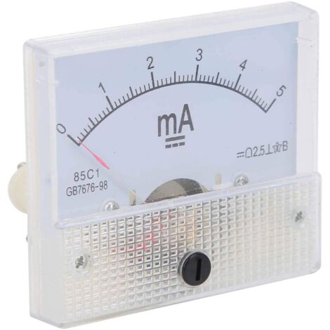 Aexit AC 0-15A Outils Et Testeurs Zéro Réglage Du Panneau Analogique Ampèremètre Testeurs De Tension Ampérailleur Noir