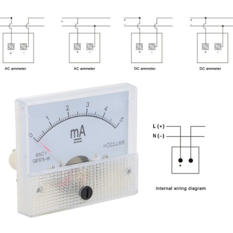 Ampèremètre Analogique 85C1 1mA DC - Testeur De Courant, Neuf