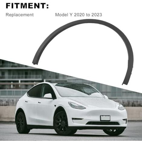 Revêtement Passage De Roue Pour Fiat 500 - Pièce 71752114 - ABS - Avant Gauche/droit - 7