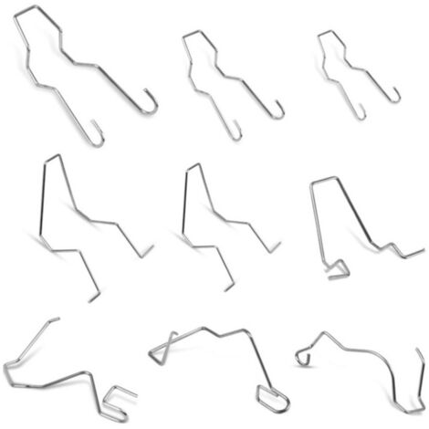 Zoternen 9pcs Bulbe de retenue Clips de ressort Plaides de voiture en acier inoxydable pour H1 H3 H4 H7 (1/5)