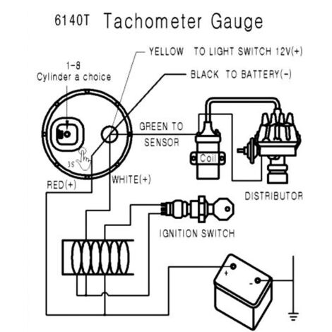 Zoternen Tachomètre Tacha Gauge avec porte-portefeuille noir pour voiture automatique 2 '' 52 mm 0-8000rpm Lumière LED bleue
