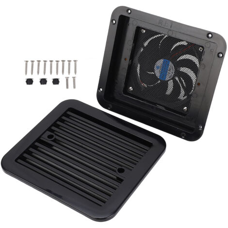 Zoternen Ventilateur de ventilation latérale RV 205 x 185 mm 220V SEULEMENT VOYAGE AIR SORTIE Ventilation Échappement pour le yacht de caravane de remorque Campervan