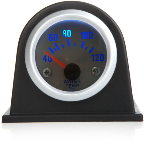 Zoternen Jauge de température d'eau avec capteur pour voiture, 2 pouces, 52 mm, 40 à 120 °C, lumière bleue