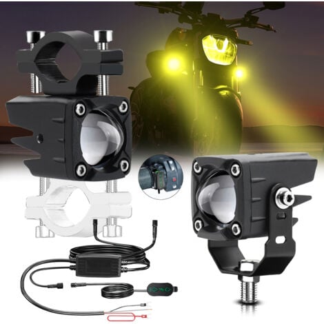 Feu Antibrouillard LED Voiture Phares LED Travail 60W IP68 - Pour 4x4, Camion, Bateau - Lumière Blanche 6000K Longue Portée