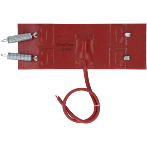 Zoternen Huile moteur Silicone chauffage à flamme ignifuge étanche universelle Grande isolation Pan 50W DC12V (1/5)