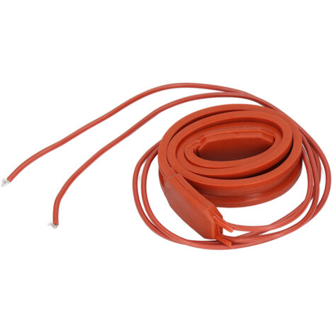 Zoternen Ceinture chauffante en silicone, étanche, flexible, antigel, autorégulante, 220 V (1/5)