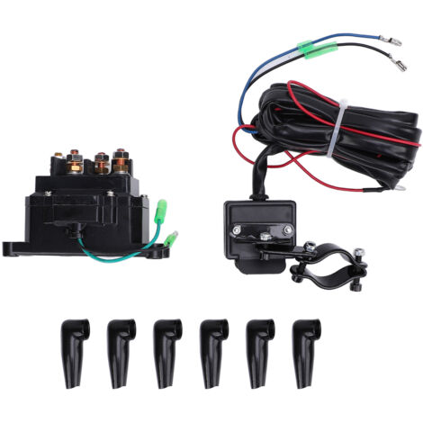 Zoternen Contacteur de relais de vidage avec kit de commutateur de pouce High Performance Safe 12V 250A pour le camion UTV 5000 à 7000lbs (1/5)
