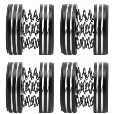 Zoternen Haut-parleur isolement pieds amorbants absorbant empêcher le slip à ressort Hifi support pour l'amplificateur subwoofer 4pcs noir (1/5)