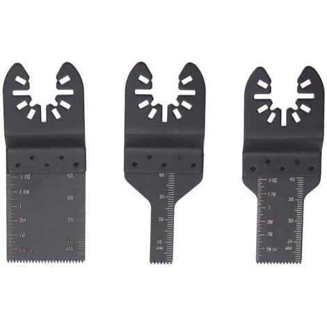 3pcs Lame de Scie Universel Multifonctionnel Outil Oscillants pour Couper Métal Bois Plastique 10mm 20mm 34mm,A (1/5)