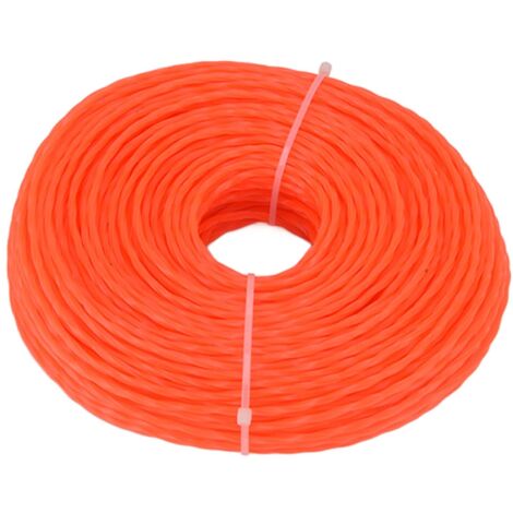 Cordon de Débroussailleuse en Nylon de 3,0 Mm, Ligne de Débroussailleuse Torsadée de 85 M de L, Haute Performance de Coupe et Résistance aux Dommages, pour Tondeuses et Débroussailleuses à Usage In,A (1/5)