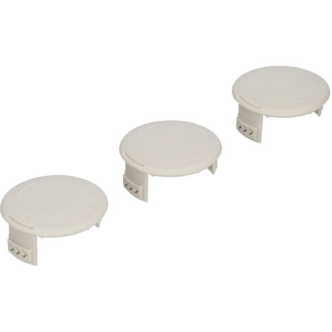 01 02 015 Couvercle de Bobine de Remplacement,Capuchons de Bobine faciles Installer en ABS 522994001 3 pices pour Coupe-Bordures Ryobi pour pelouse pour extrieur pour Jardin,A (1/5)