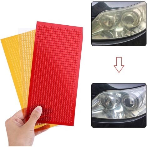 Kit Reparation Feu Arriere, Kit Réparation Feux Arrière Réfléchissant Voiture, Kit De Réparation De Lentille De Voiture Auto phare reparation filme Feu Arrière Ruban De Réparation,A