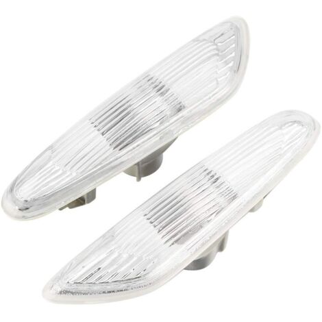 pour clignotant latéraux bmw e92 pour clignotant bmw e90 Feu de position latéral, 1 paire de clignotants latéraux en ABS sans ampoule pour E90 E91 E92 E93 série 3 2006-2011(blanc),A