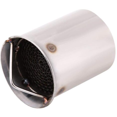 pour catalyseur moto 48mm 51mm tuyau d'échappement DB Killer, universel en acier inoxydable moto tuyau d'échappement silencieux silencieux insérer éliminateur(5),A