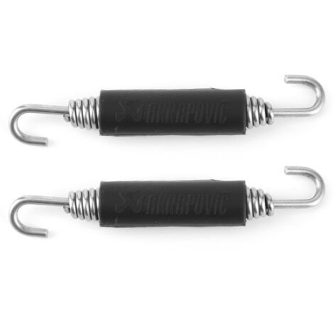 pour ressort echappement moto Ressorts de tuyau d'échappement de moto, paire d'accessoires modifiés de crochet de ressort de tuyau d'échappement d'acier inoxydable pour la moto,A (1/5)
