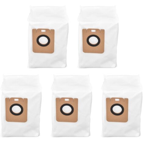 5 Pièces Aspirateur Sac à Poussière Remplacement Balayage Robot Sac de Collecte de Poussière pour Dreame Bot Z10 Pro L10 Plus,A (1/4)