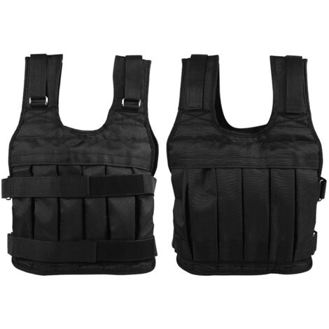 Gilet Lesté Pacearth DM-01 - 12 Lbs (5.4kg) - Entraînement Musculation - Noir (Boîte Ouverte)