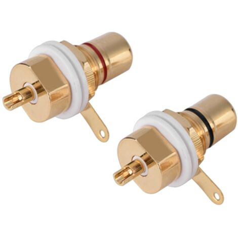 prise-rca-2-connecteurs-de-ch-ssis-femel-rca-jack-en-cuivre-pour