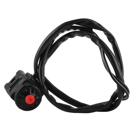 7/8inch 22mm Kill Stop Interrupteur Corne Bouton, Guidon Universel Moto Interrupteur Kill Stop Interrupteur Corne Bouton pour Moto Vélo ATV Dirt Bike (1/5)