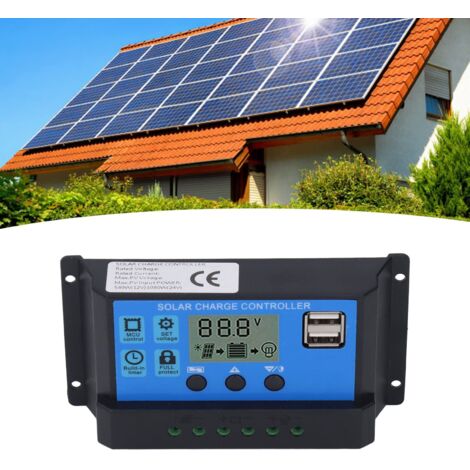 12V - 24V 50A MPPT Contrôleur De Charge Solaire Régulateur De Batterie De Panneau Solaire Double USB LCD Display-XIU - Bricolage