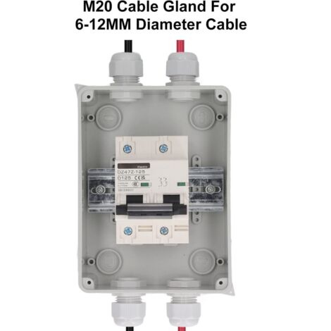 Disjoncteur Miniature 125A DC1000V DC 2P tanche Et Anti poussi re Pour disjoncteur-miniature-125a-dc1000v-dc-2p-tanche-et-anti-poussi-re-pour