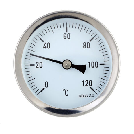Thermomètre à cadran 0° à 120° C 63 plonge 40 Thermomètre à cadran 0° à 120° C 63 plonge 40
