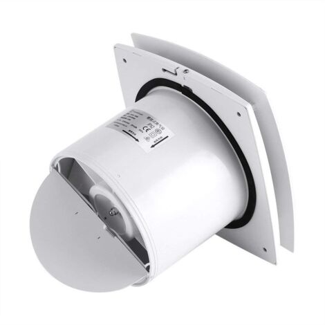 Ventilateur d'extraction Ventilateur Silencieux Extracteur d'air mural pour Salle de Bain cuisine Toilette Chambre Bureau en ABS à faible consommation d'énergie 22w blanc