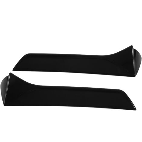 Ailerons Latéraux Lunette Arrière Pour Seat Leon 5F FR (2013-2021) - 2 Pièces Noires Brillantes - Adhésif 3M - Design Sportif - 7