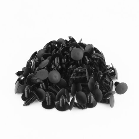 100 Pièces de Fixation à Rivets en Plastique pour Porte de Voiture M, Retenue Er - Trou de 7,5 Mm, Clip Doo, Fixation Er, Goupille Poussoir T - et Facile à Installer