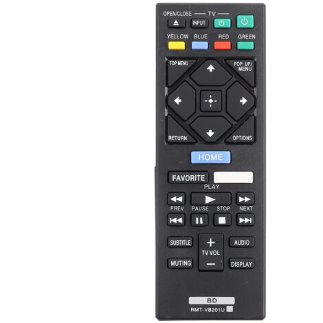 Télécommande de remplacement RMTVB201U DVD BluRay pour SONY BDPS3700 BDPBX370 (1/5)